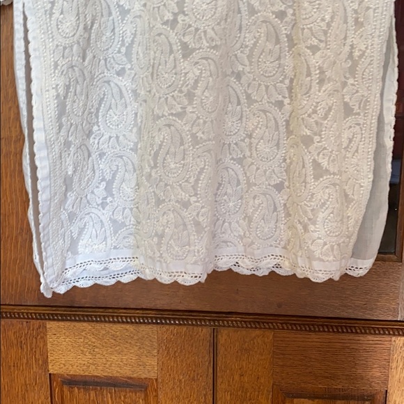 Embroidered Tunic Dress Cover Up - Picture 8 of 9